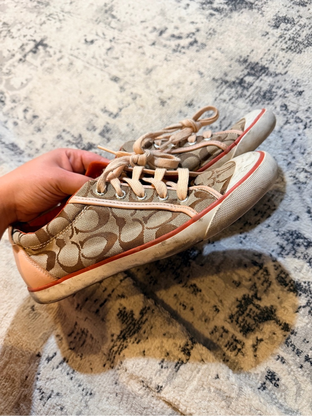 Vintage Coach Barrett Signature C Sneakers | Women’s 8.5